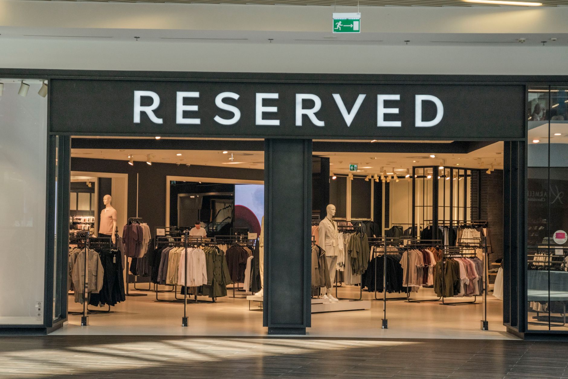 Fashion supply chain with various clothing items and logistics elements